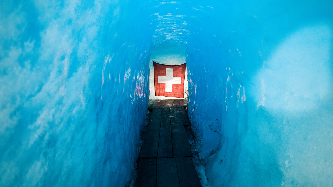 Emergency Room, Ice Cave at Rhône Glacier, Swiss Alps 2016