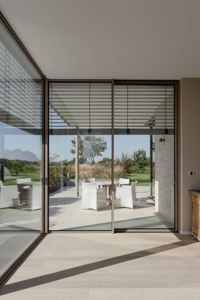 Schiebefenster cero von Solarlux, Eckansicht