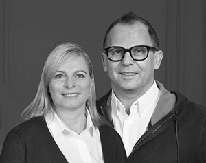Monika Kruselburger & Helmut Zaderer, Geschaeftsleitung home IMMOBILIEN & home INTERIOR