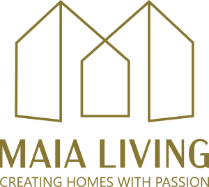 Maia Living Logo mit Slogan