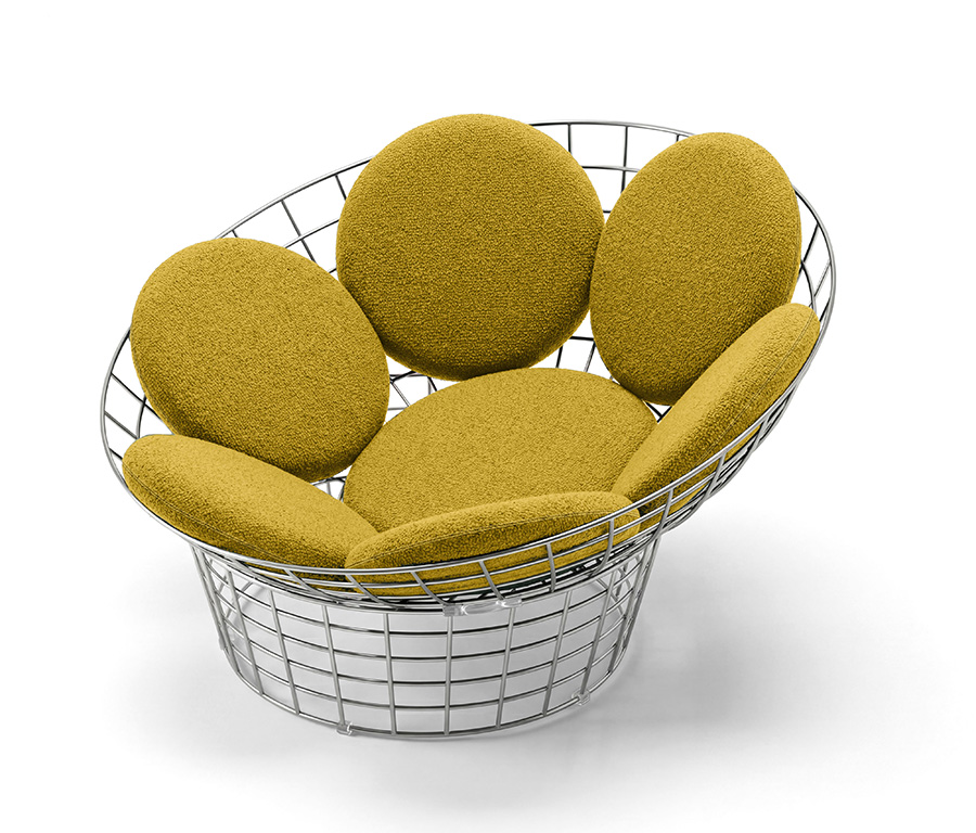 Nostalgisch. Sessel „PeacockChair“ von Karakter x Cassina Design: Verner Panton www.cassina.com Foto: © Cassina