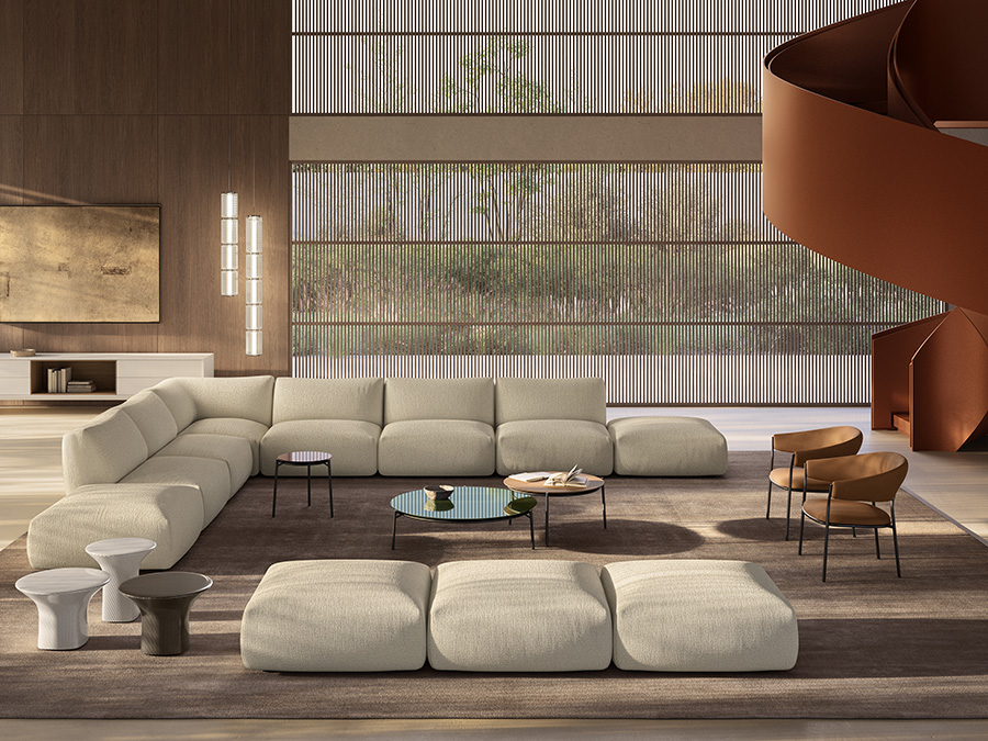 Modular. Sofa „Goom“ von MDF Italia Design: Jean-Marie Massaud www.mdfitalia.com Foto: © MDF Italia