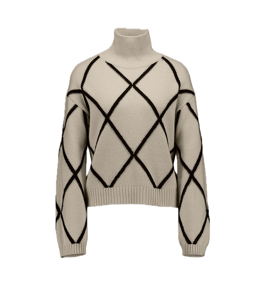 Besonderer Eye-Catcher | Dieser schicke Pullover aus einer Woll-Cashmere-Mischung mit Stehkragen verbindet Eleganz und Lässigkeit und ist damit das perfekte It-Piece für kalte Herbst- und Wintertage. In mehreren Farben erhältlich. www.allude-cashmere.com Foto: © Allude